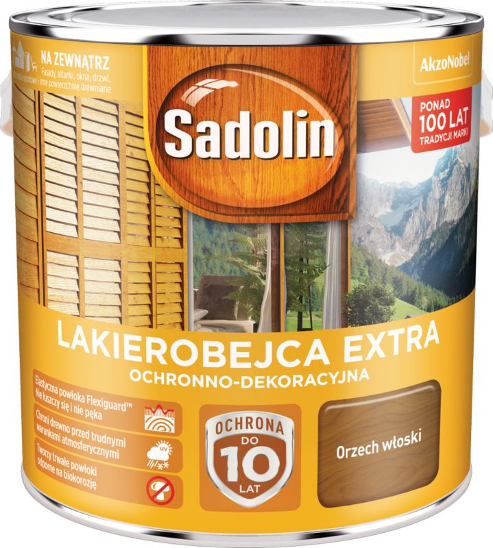 Lakierobejca Sadolin Extra orzech włoski 2,5 l