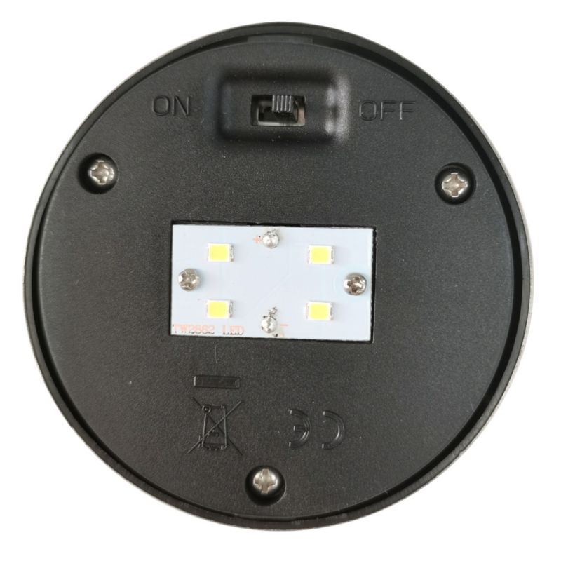 Lampa ogrodowa solarna GoodHome Kiana z czujnikiem ruchu 50 lm 5000 K stalowa