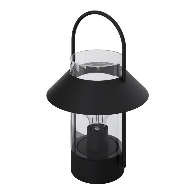 Lampa ogrodowa stojąca LED GoodHome Caprera E27 IP44 czarna