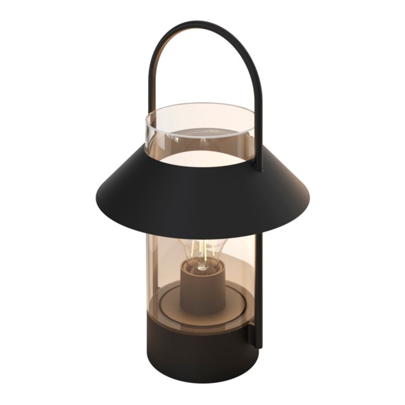 Lampa ogrodowa stojąca LED GoodHome Caprera E27 IP44 czarna