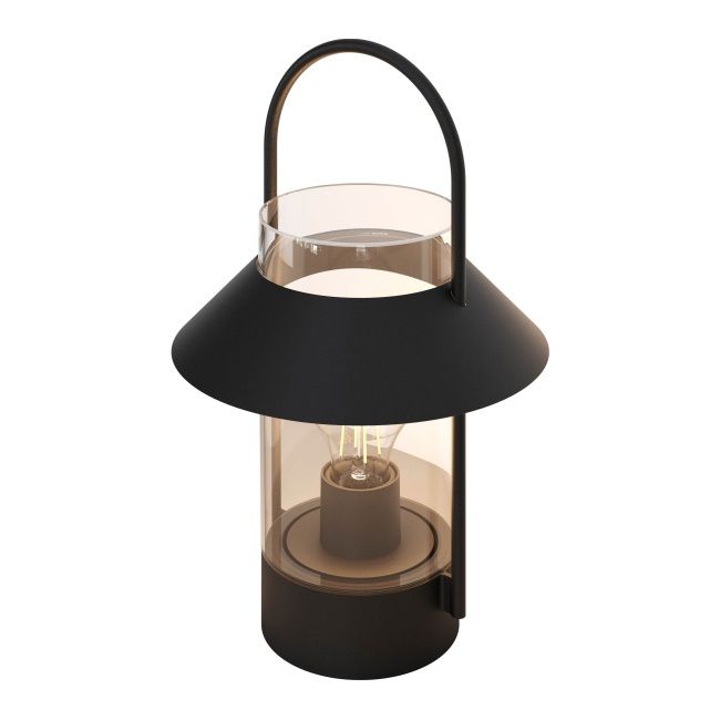 Lampa ogrodowa stojąca LED GoodHome Caprera E27 IP44 czarna