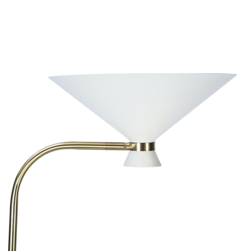 Lampa podłogowa GoodHome Apennin E27 biała