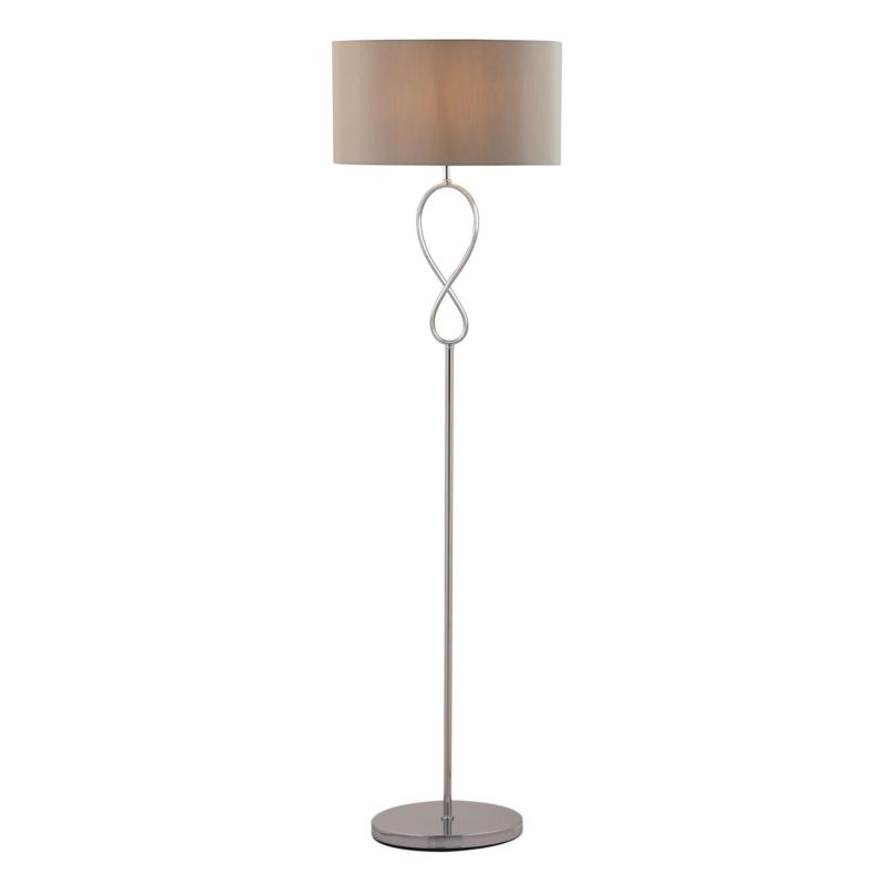 Lampa podłogowa GoodHome Carnavon E27 chrom