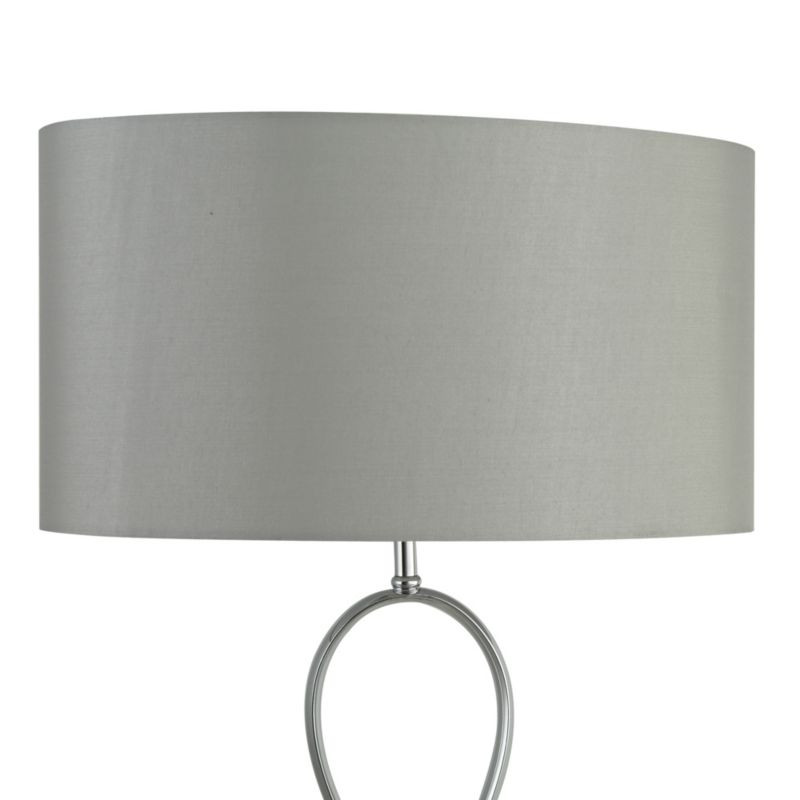 Lampa podłogowa GoodHome Carnavon E27 chrom