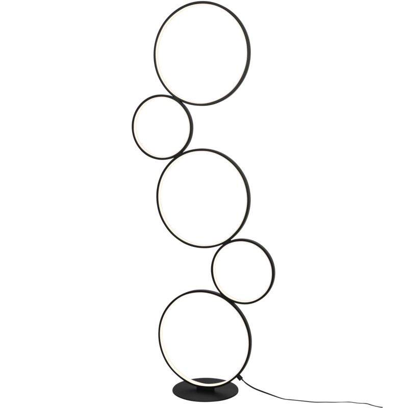 Lampa podłogowa LED GoodHome Samana 3000 lm 3000 K czarna DIM