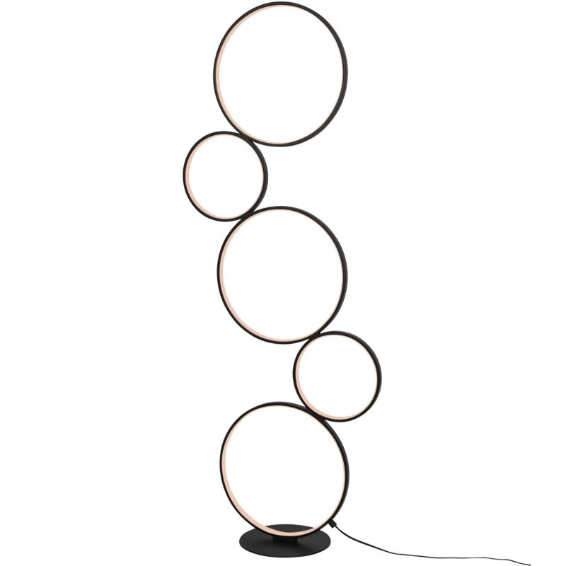 Lampa podłogowa LED GoodHome Samana 3000 lm 3000 K czarna DIM