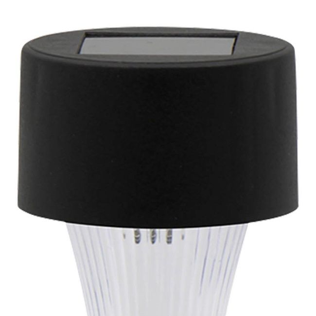 Lampa solarna wbijana czarna 10 szt