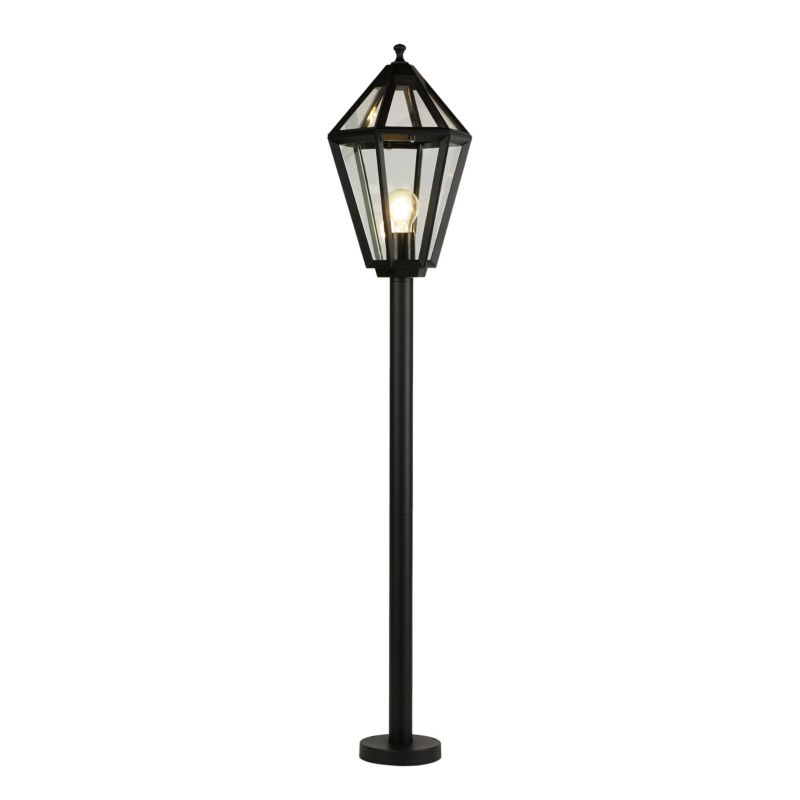 Lampa stojąca GoodHome Radley E27 IP44 czarna