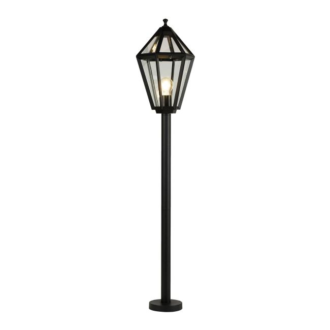 Lampa stojąca GoodHome Radley E27 IP44 czarna