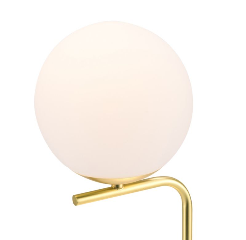Lampa stołowa GoodHome Baldaz 1-punktowa E14 mosiądz