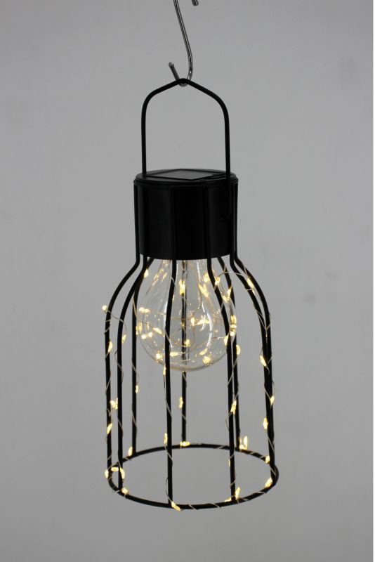 Lampa stołowa solarna Cage Copper