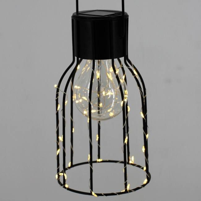 Lampa stołowa solarna Cage Copper