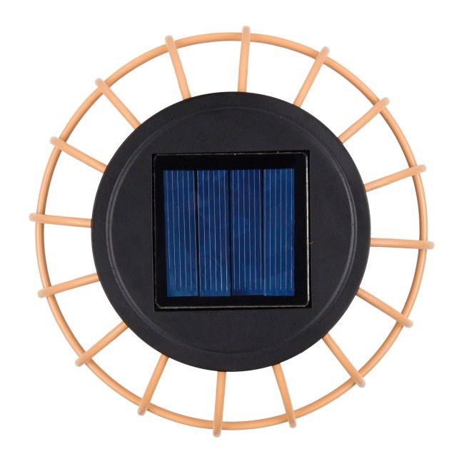 Lampa wbijana solarna 3000 K rattan