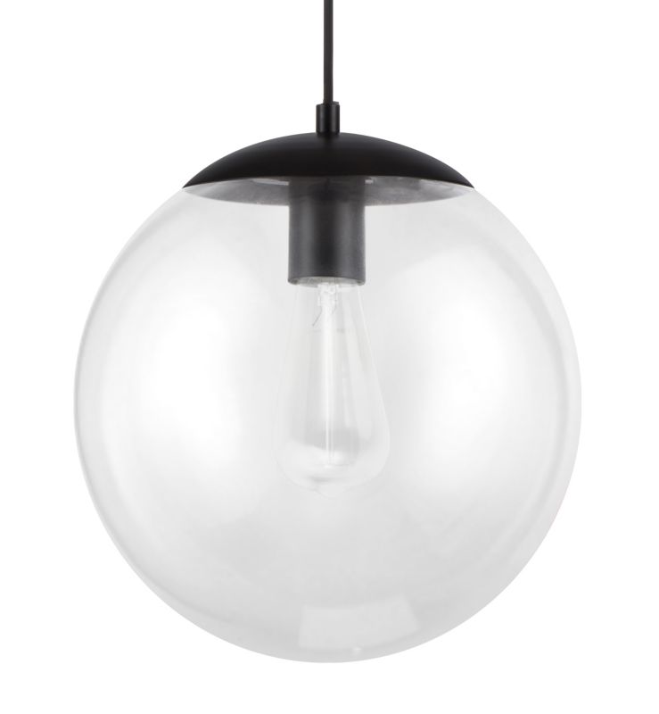 Lampa wisząca GoodHome Dacite 1-punktowa E27 czarna