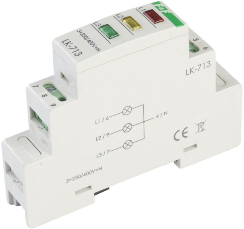 Lampka sygnalizacyjna F&F 3-fazowa