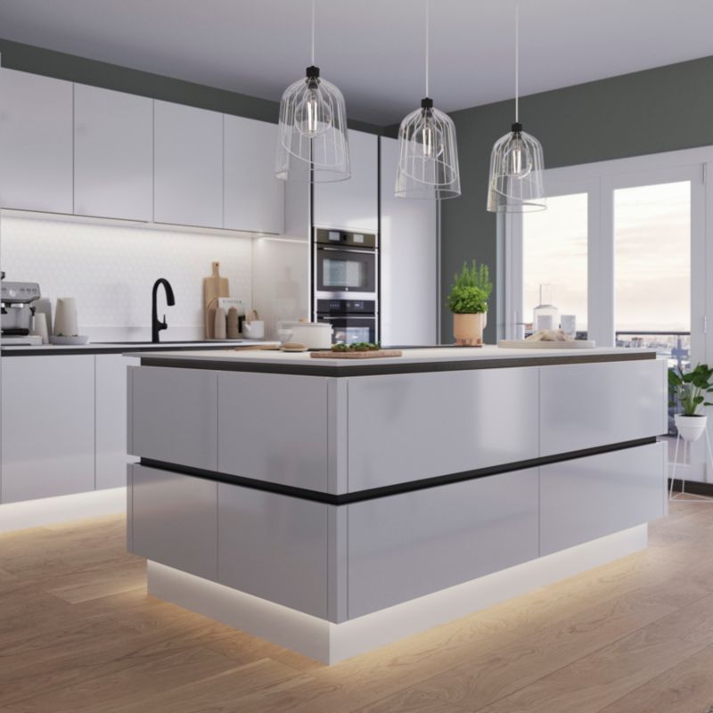 Listwa kolumnowa 1-skrzydłowa GoodHome Innovo czarny