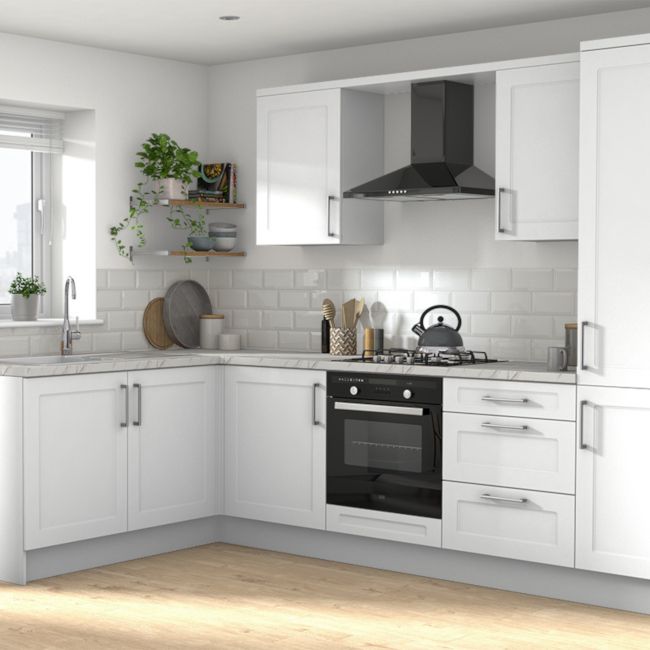 Listwa narożna GoodHome Artemisia 73 x 6 cm classic biały