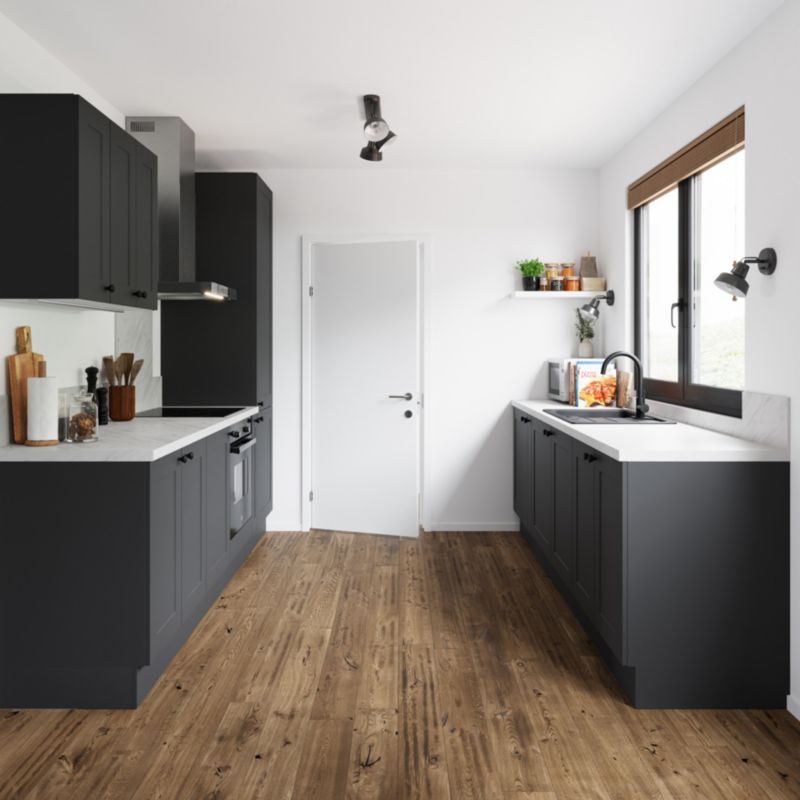 Listwa narożna GoodHome Artemisia 73 x 6 cm grafit mat