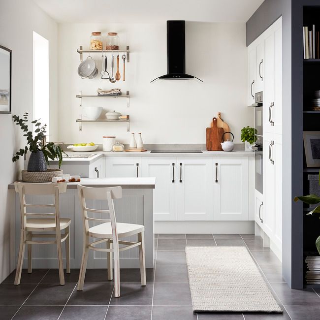 Listwa narożna kątowa GoodHome Alpinia 71,5 cm biały mat