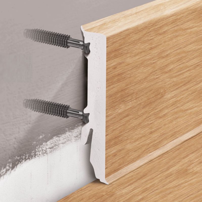 Listwa przypodłogowa PCV GoodHome Apus decor 90