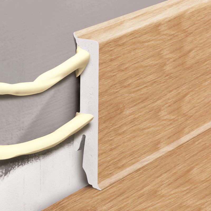 Listwa przypodłogowa PCV GoodHome Apus decor 90