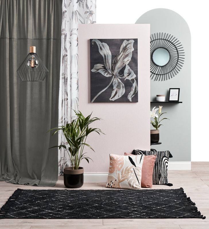 Lustro Splendid Birma 70 cm czarne