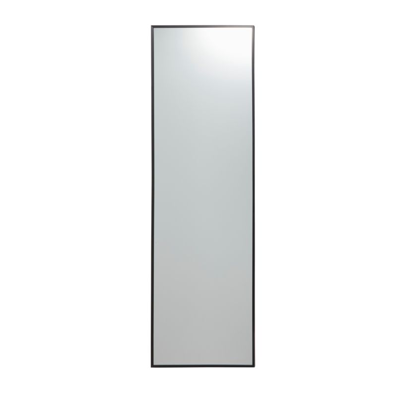 Lustro prostokątne GoodHome Muhely 40 x 140 cm w metalowej ramie czarne