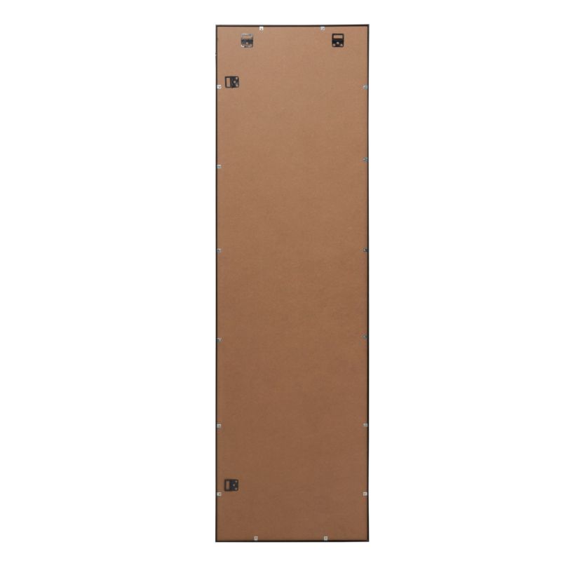 Lustro prostokątne GoodHome Muhely 40 x 140 cm w metalowej ramie czarne