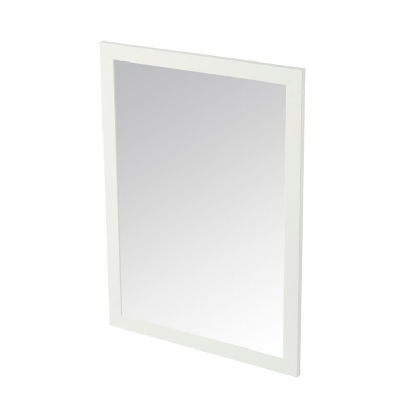 Lustro prostokątne GoodHome Perma 70 x 50 cm w ramie szare