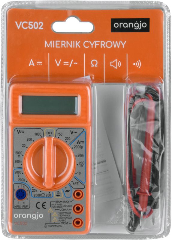 Miernik cyfrowy Dpm z buzzerem VC502