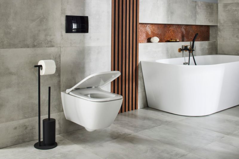 Miska WC Koło Modo Pure bezkołnierzowa z deską wolnoopadającą