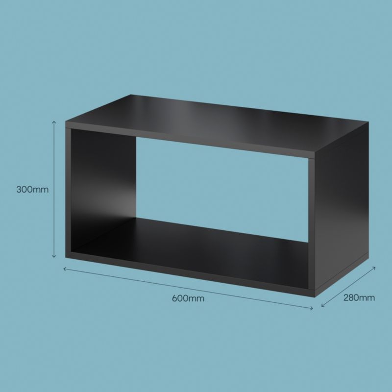 Moduł GoodHome Rigga 60 cm czarny