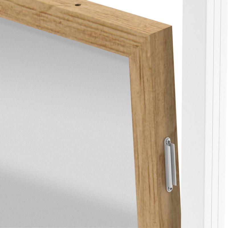 Moduł okno szkło mrożone GoodHome Alara 100 x 100 cm dąb