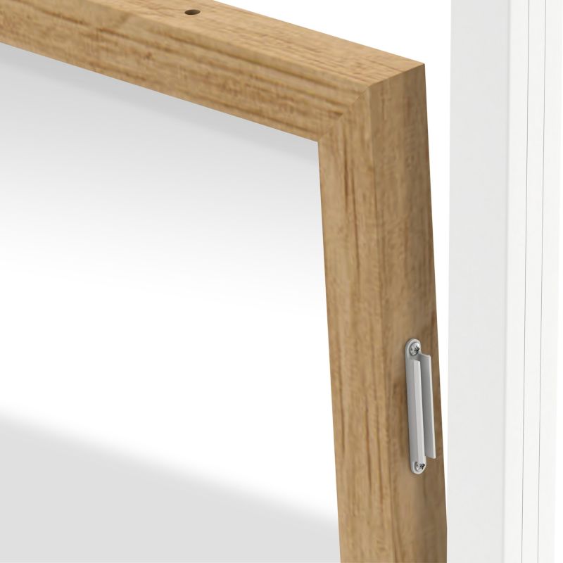 Moduł okno szkło przezroczyste GoodHome Alara 100 x 100 cm dąb