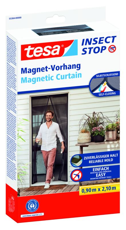 Moskitiera magnetyczna Zasłona 2,1 x 0,9 m antracyt