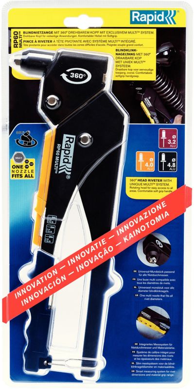 Nitownica obrotowa Rapid RP60 z głowicą Multi