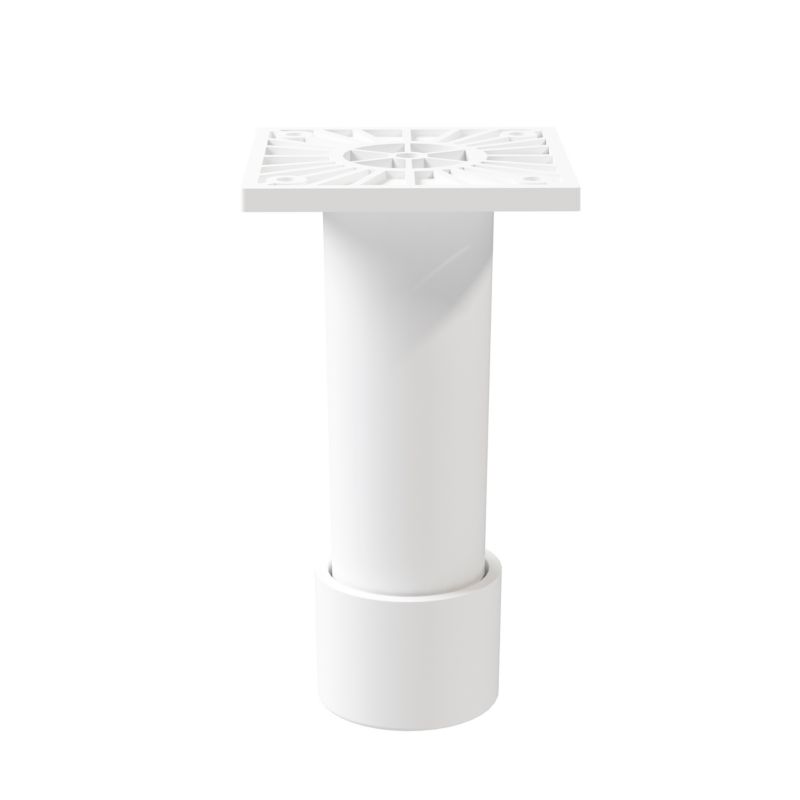 Nóżki regulowane GoodHome Atomia 11 cm białe 2 szt