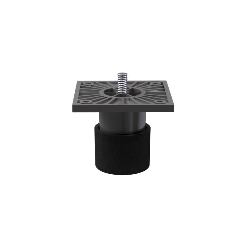 Nóżki regulowane GoodHome Atomia 5 cm szare 2 szt