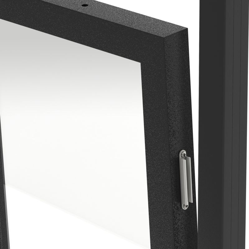 Okno GoodHome Alara 100 x 100 cm czarne industrialne