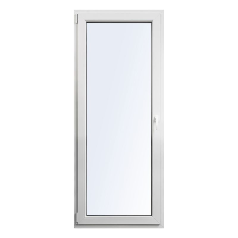 Okno PCV rozwierno-uchylne trzyszybowe 865 x 2095 mm lewe białe
