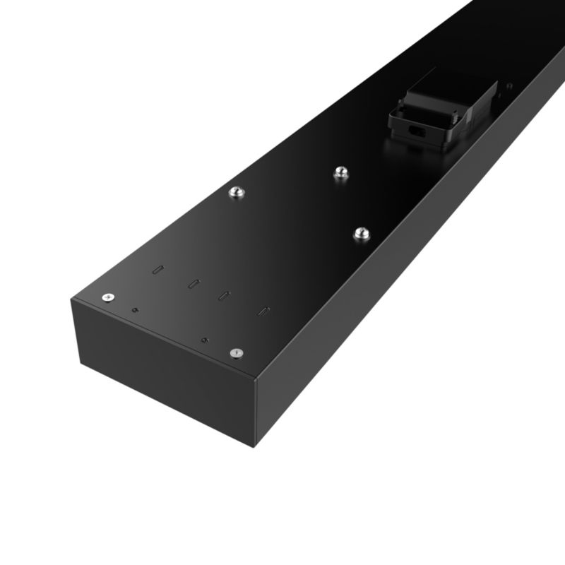 Oprawa LED belka GoodHome Shipton 120 cm czarna