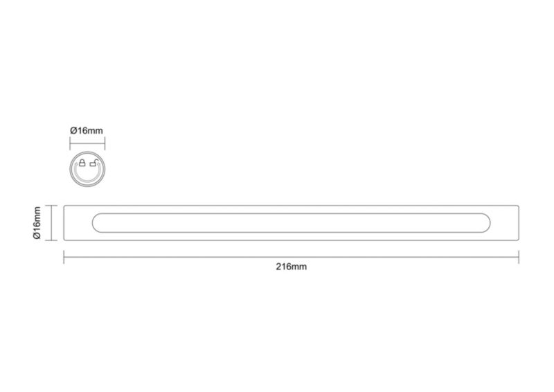 Oprawa podszafkowa LED Daisey 22 cm DIM