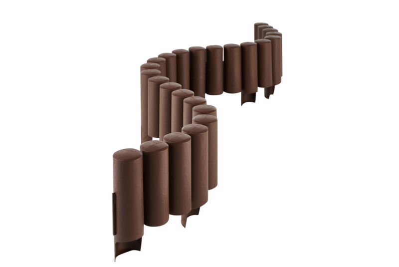 Palisada ogrodowa Ipal Plus 2,4 m brązowa