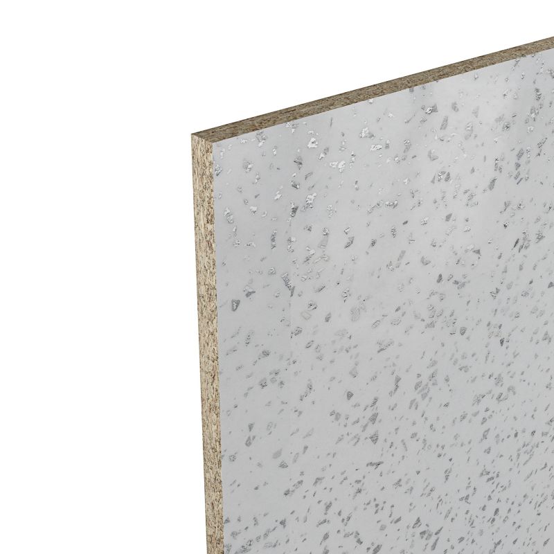 Panel przyblatowy laminowany GoodHome Berberis 0,3 x 60 x 200 cm black / white star