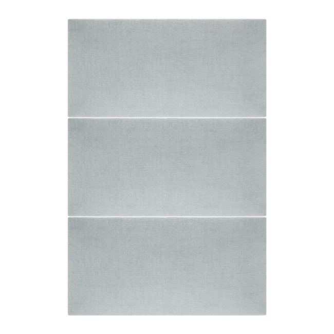 Panel ścienny tapicerowany Stegu Mollis prostokąt 60 x 30 cm srebrny