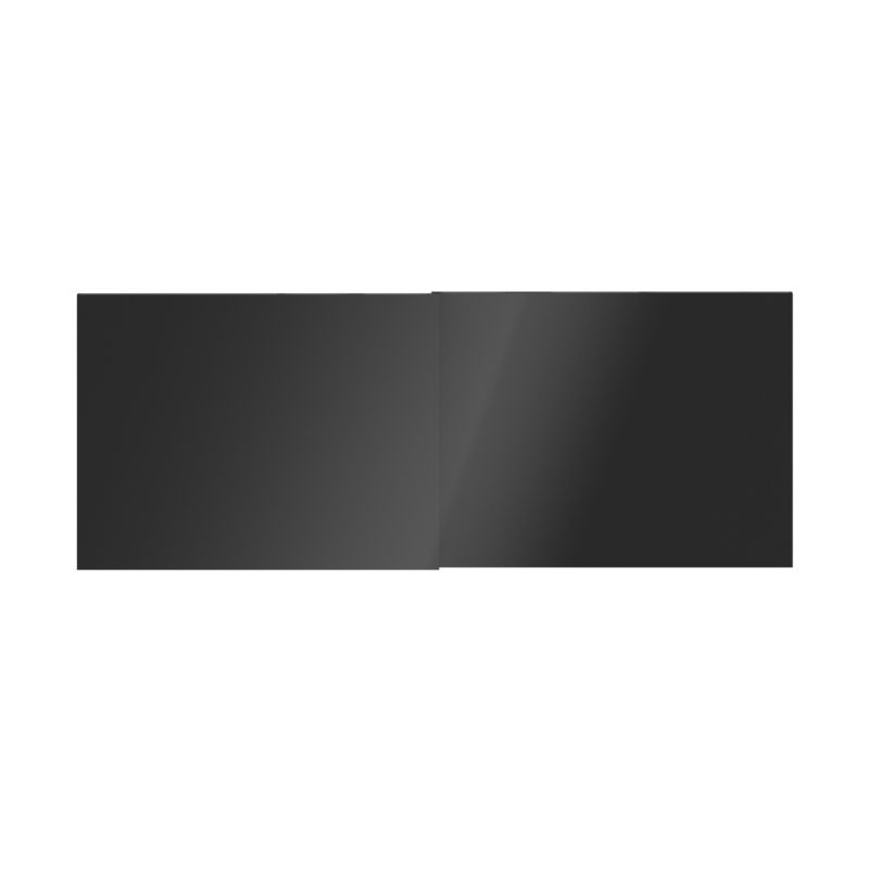 Panele do drzwi przesuwnych GoodHome Atomia 225 x 75 cm antracyt połysk 4 szt