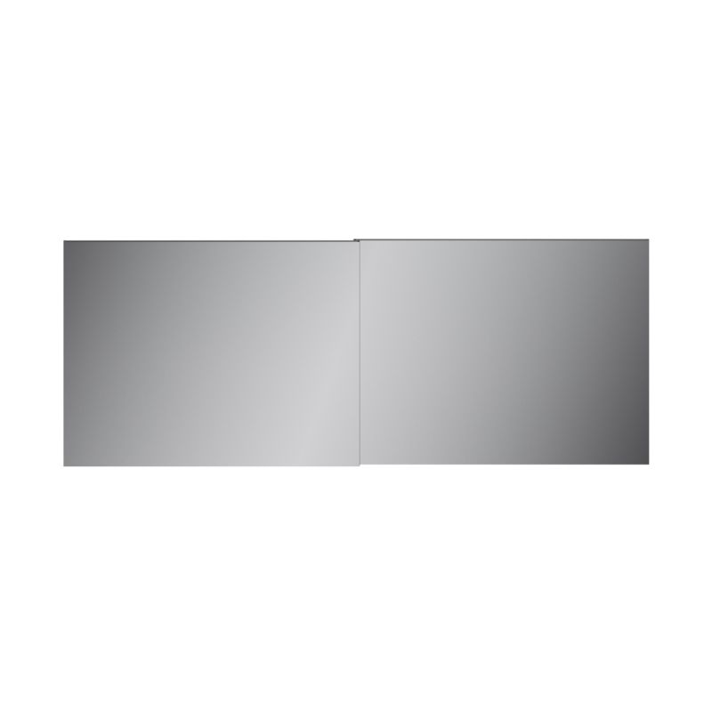 Panele do drzwi przesuwnych GoodHome Atomia 225 x 75 cm lustro 4 szt