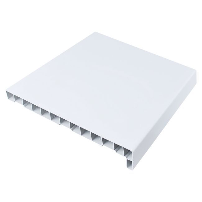 Parapet wewnętrzny PCV Form 25 x 99 cm biały