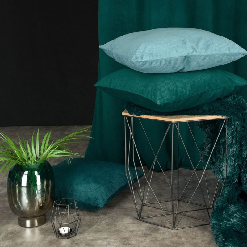 Poduszka Eurofirany Milo 45 x 45 cm ciemnozielona