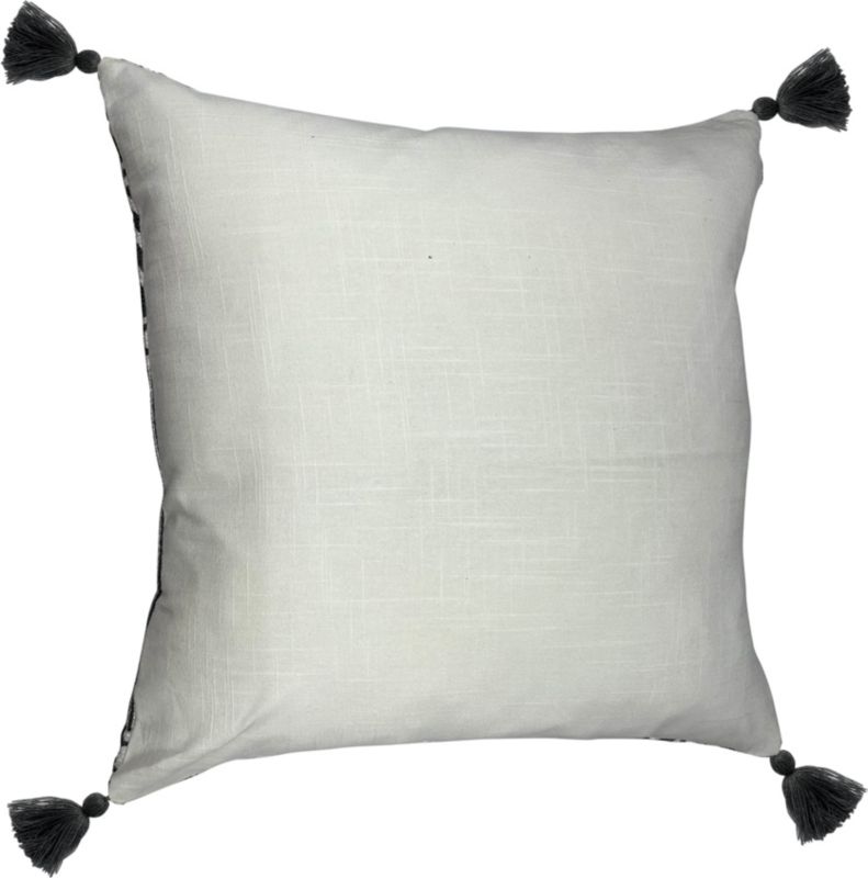 Poduszka bawełniana 45 x 45 cm ślubna biało szara